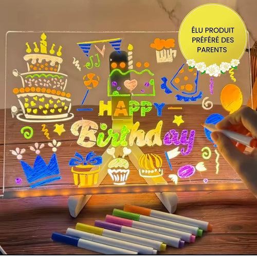 Kreativer Leuchttisch für Kinder