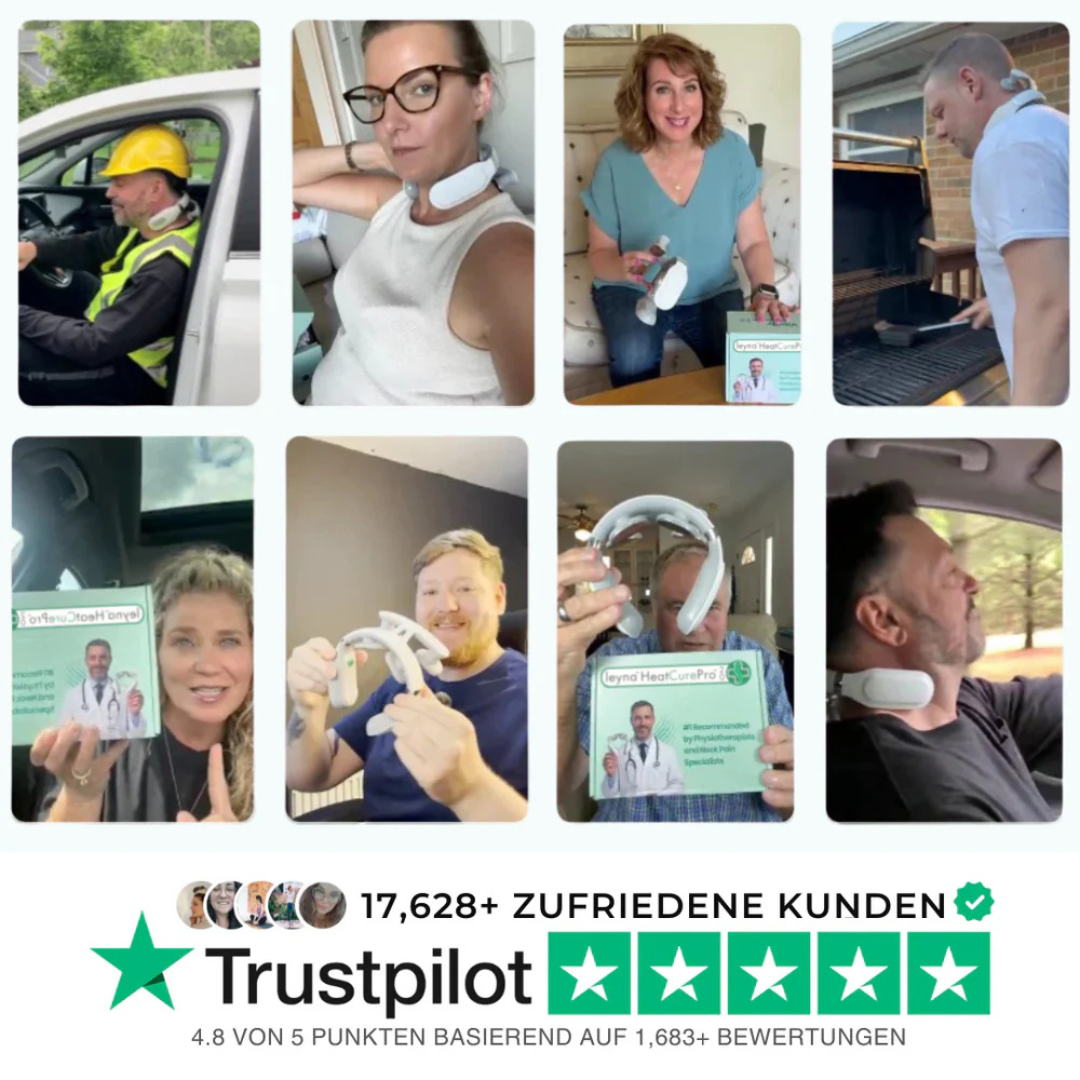 Schmerzlinderndes Gerät für Nacken und Schultern