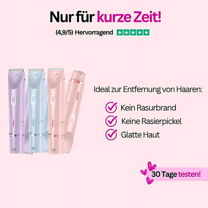 2-in-1 Rasierer & Trimmer