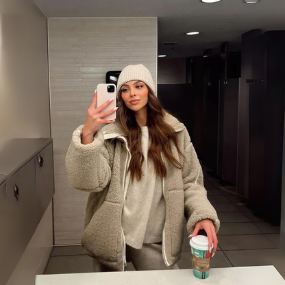 Kuschelige Damen-Winterjacke