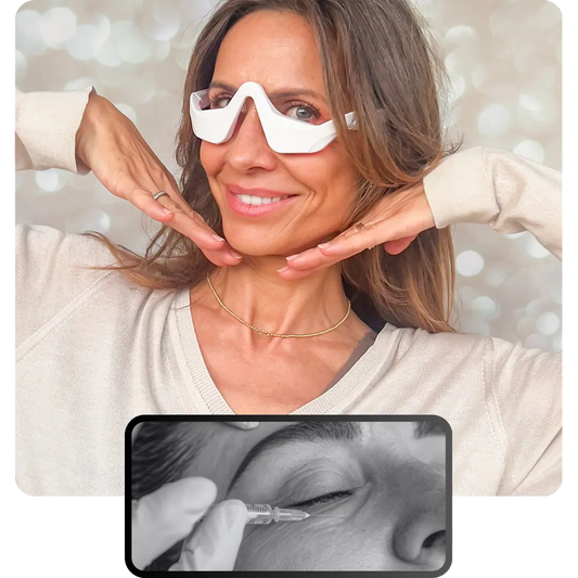 Straffendes Massagegerät für Augen und Tränensäcke