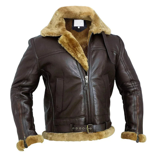 Leo™ - Bequeme Fliegerjacke aus veganem Vintage-Leder