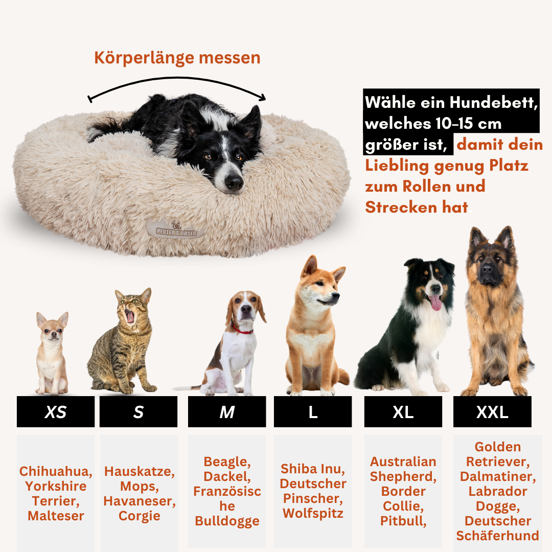 Pfoten&Nasen™ Das gemütliche Haustierbett 'Wolke 7