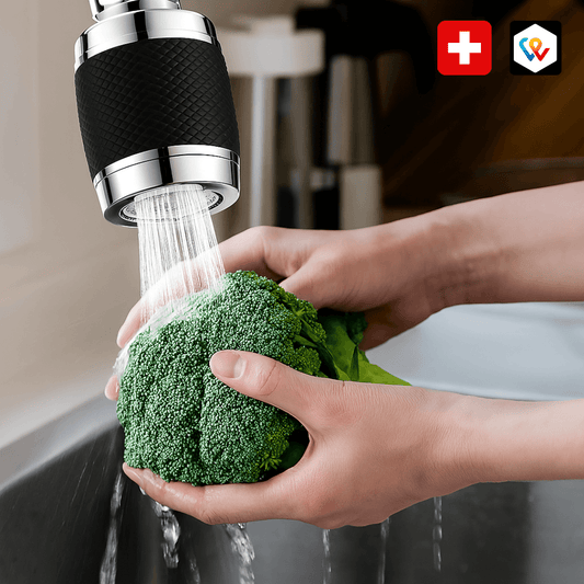 TurboFlow 360° drehbarer Wasserhahnaufsatz