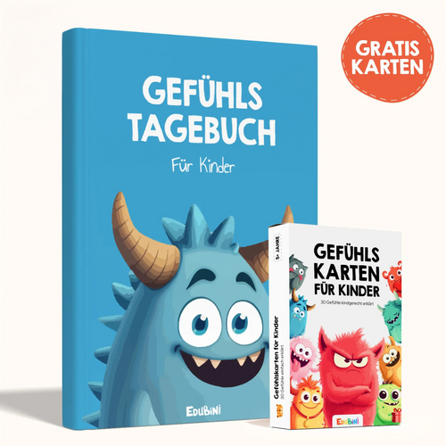Gefühls-Tagebuch für Kinder - mit gratis Kartenset