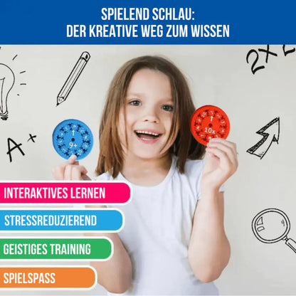 Rechenwirbel - Montessori Fidget Spinner für interaktives Lernen