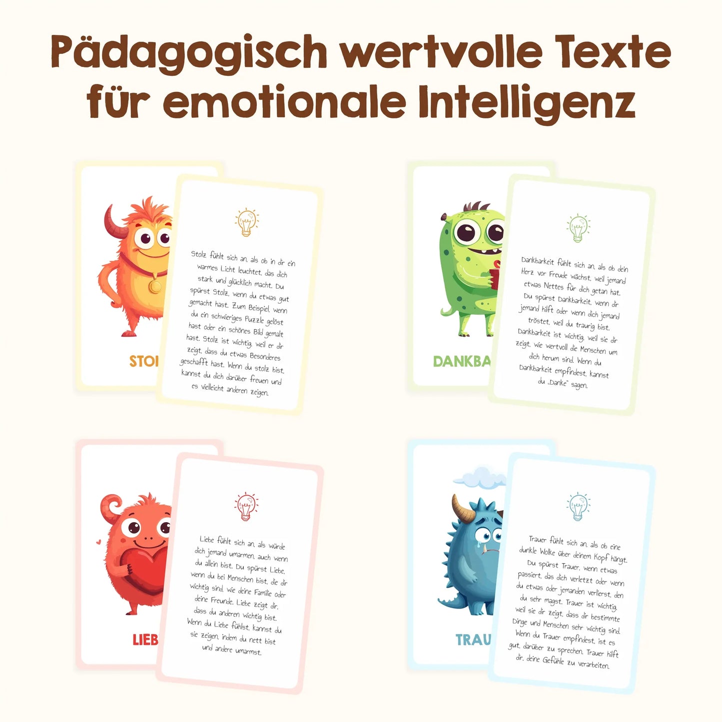 Gefühls-Tagebuch für Kinder - mit gratis Kartenset