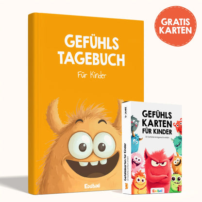 Gefühls-Tagebuch für Kinder - mit gratis Kartenset