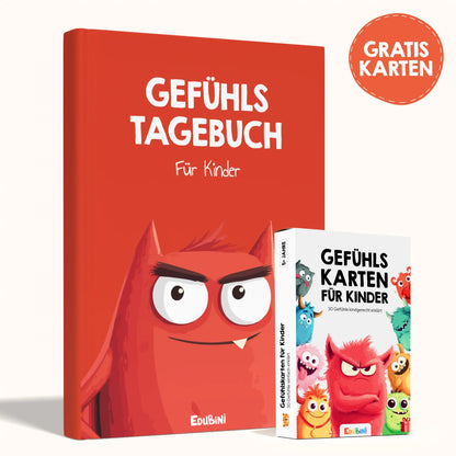 Gefühls-Tagebuch für Kinder - mit gratis Kartenset