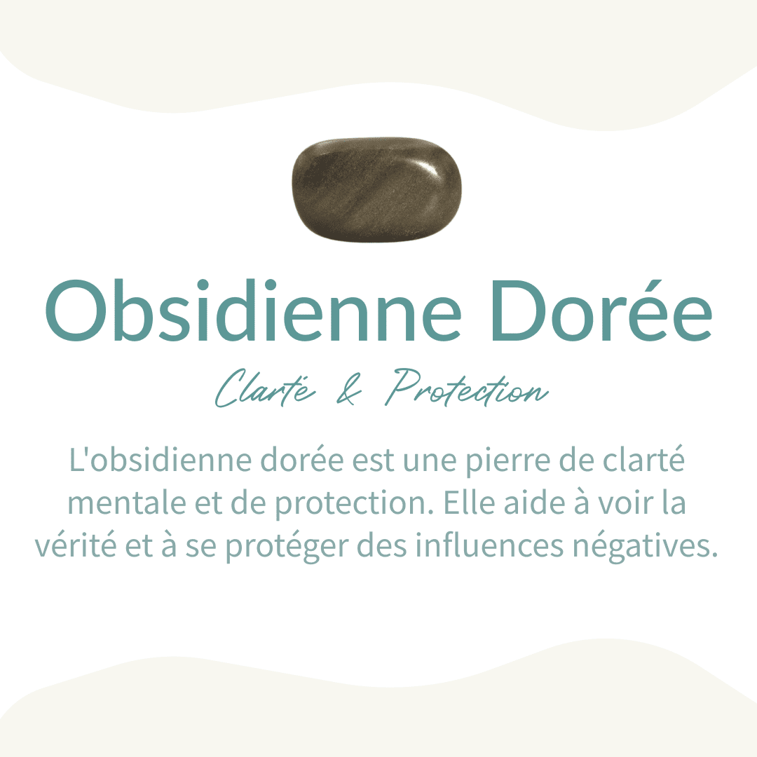 Anhänger "Sphäre" aus vergoldetem Obsidian