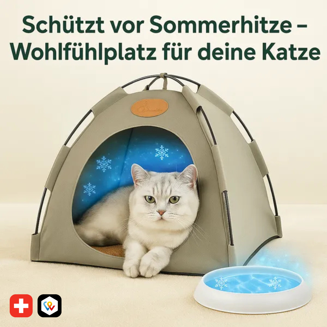 Katzen Kühlzelt