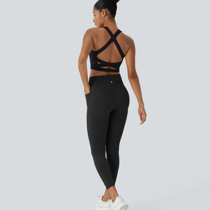 Figurformende Leggings mit hoher Taille