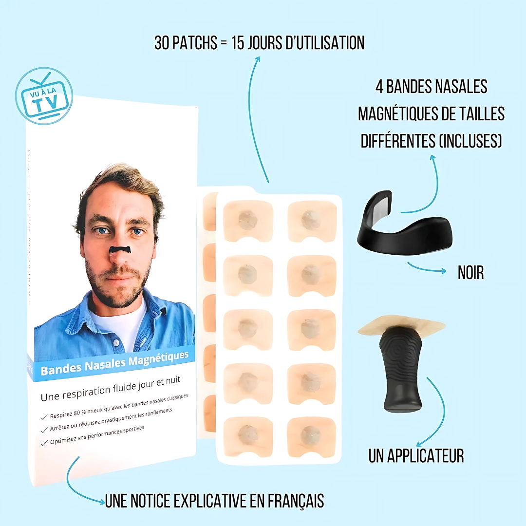 Magnetische Nasenpflaster