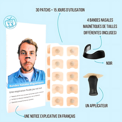 Magnetische Nasenpflaster