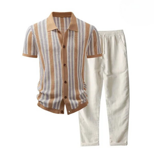 Gestreifter Anzug für Männer