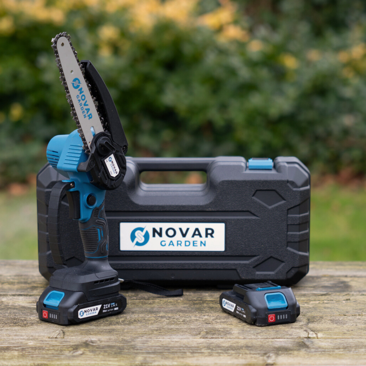 NovarGarden® Müheloses Schneiden Pack NG2 - Inkl. Koffer & 4 Batterien
