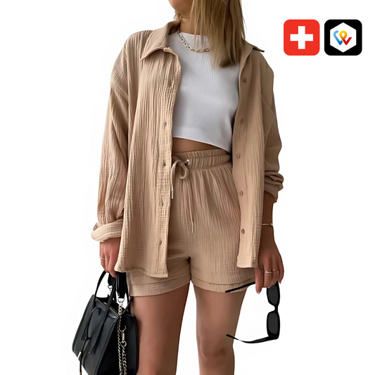 Bequemes 2-teiliges Damen-Set für Alltag und Freizeit