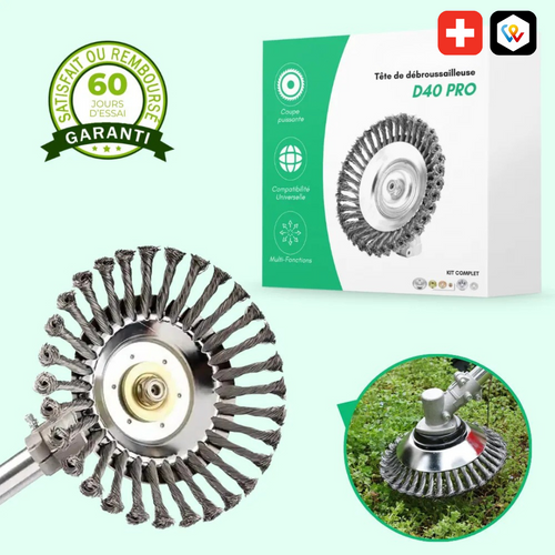 Universal-Trimmerkopf aus gedrehtem Stahl