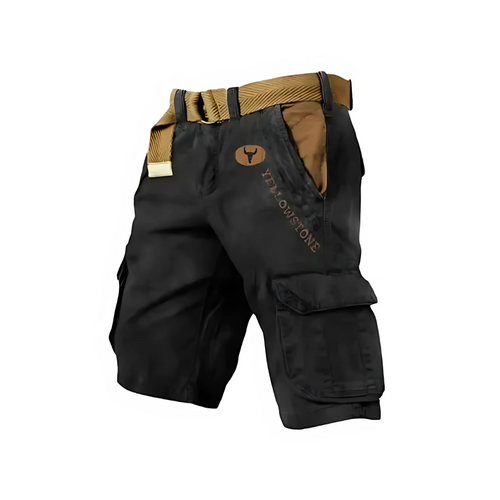 Herren-Cargoshorts mit 6 Taschen – Robuste Freizeithose