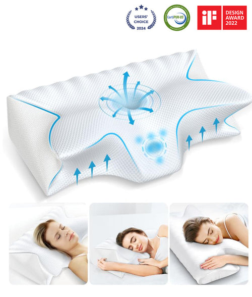 CozyRest® Nackenkissen aus Memory-Schaumstoff