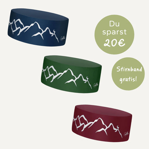 Elastisches Stirnband für Outdoor-Aktivitäten - 3 für 2 Stirnbänder