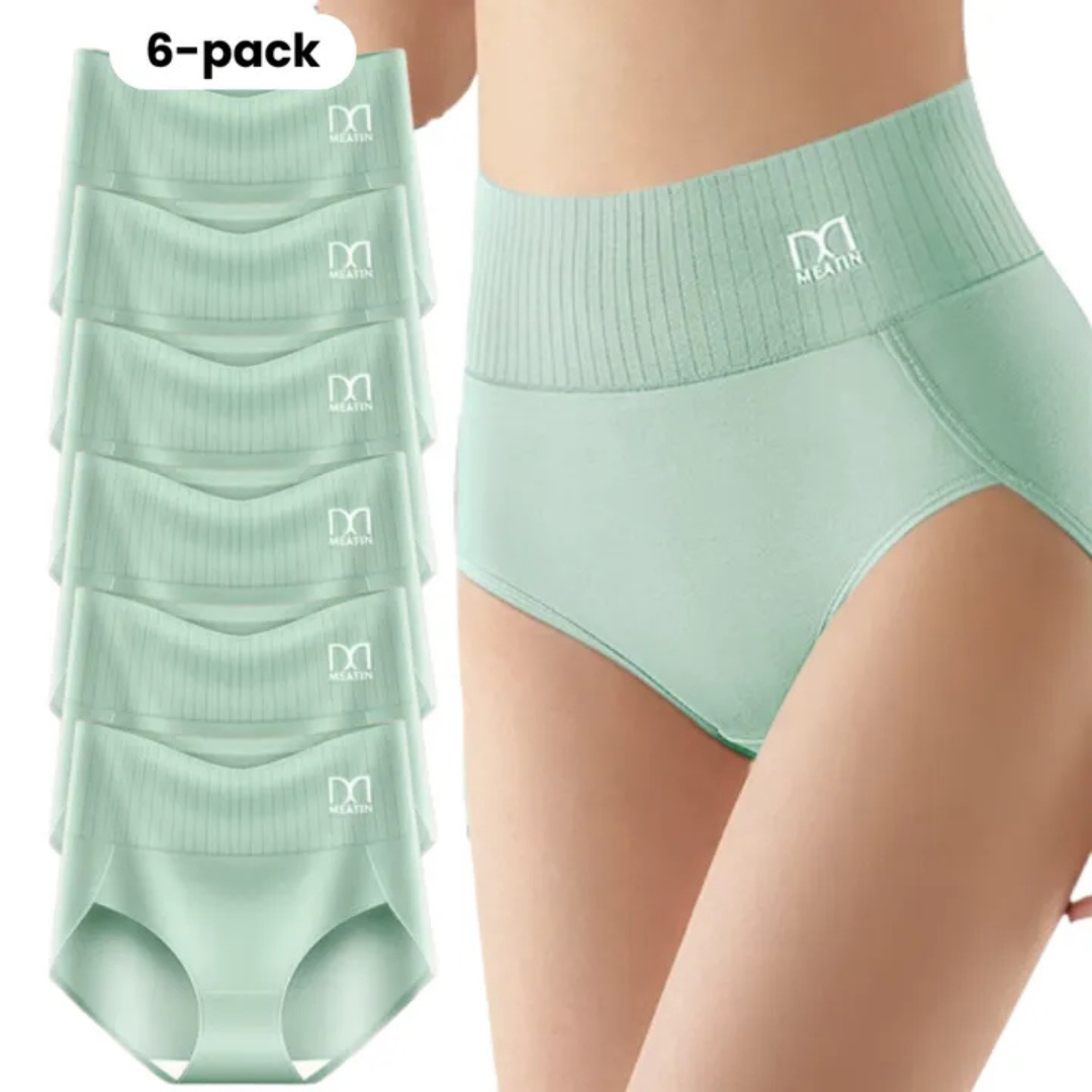 6er-Pack Damen-Taillenslips