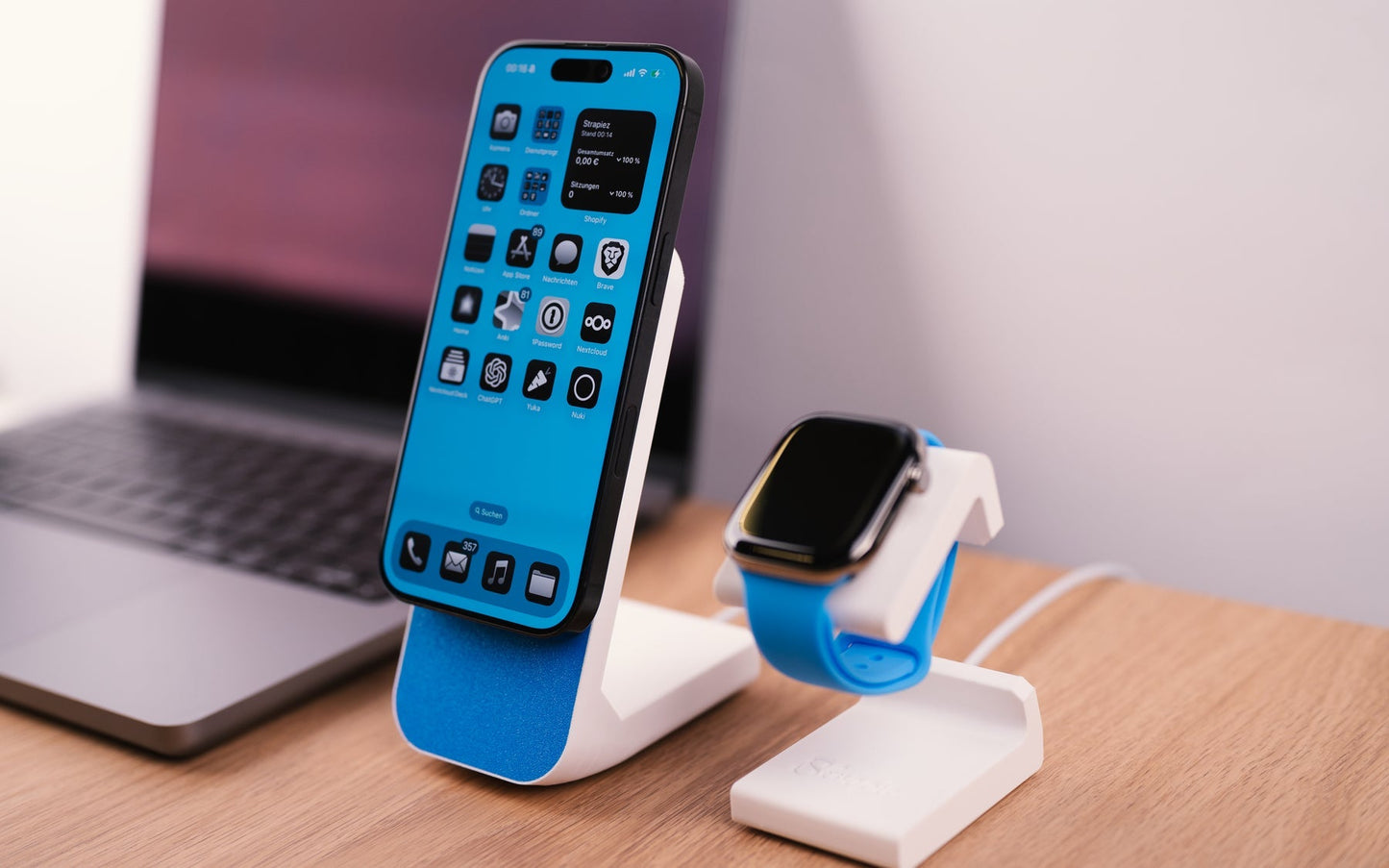 Stand - Ladestation für iPhone Bundle