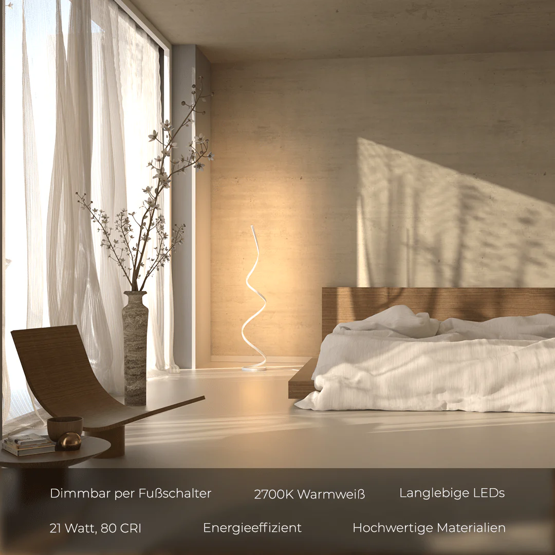 LED-Stehlampe dimmbar