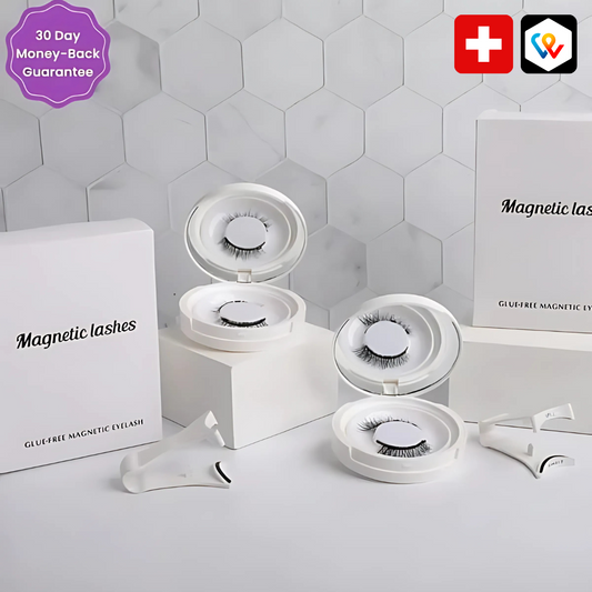 Magnetische Falsche Wimpern ohne Klebstoff - Einfaches Anbringen und perfekter Halt