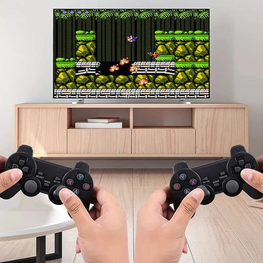 HDMI-Retro-Konsole - 30.000 integrierte Spiele und 2 kabellose Controller