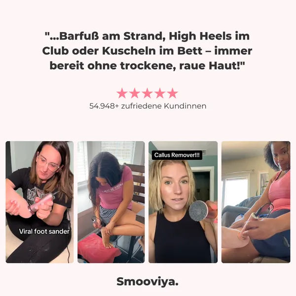 Smooviya Glow Pro – Sanfte und effektive Entfernung von Hornhaut