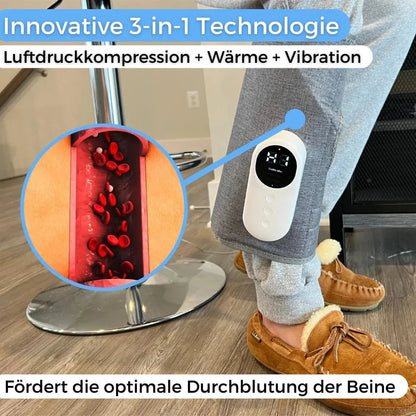 Elektrisches Massagegerät für Beine und Waden mit Wärmefunktion