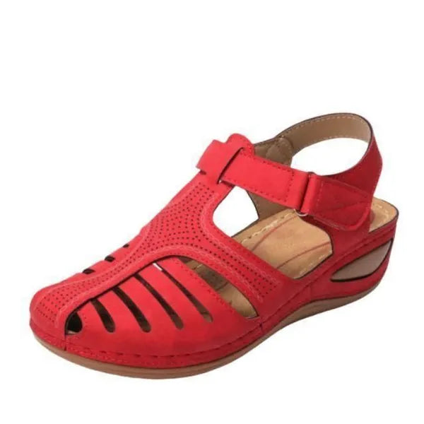 Bequeme und leichte Ledersandalen für Damen