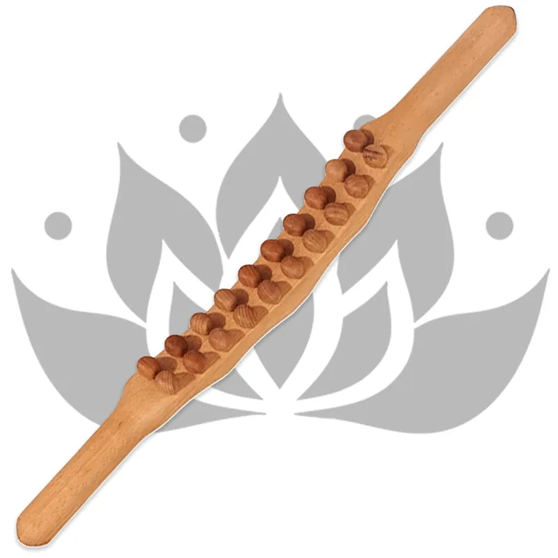 Holzstab zur Gua-Sha-Therapie