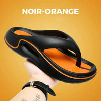 Schwarz-orange