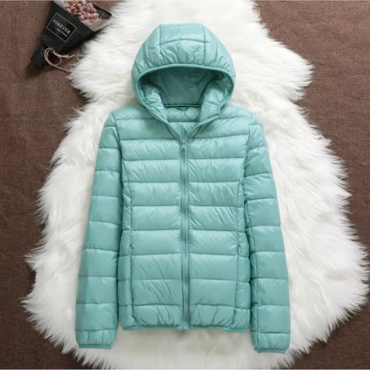 Gefütterte, wasserabweisende Übergangsjacke