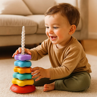 Regenbogen-Drehspielzeug für Kinder