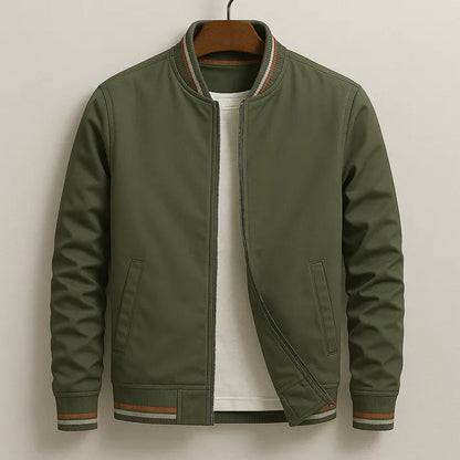 Bomberjacke mit Streifen