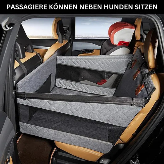 Autositz-Erweiterung mit Hartboden für Hunde