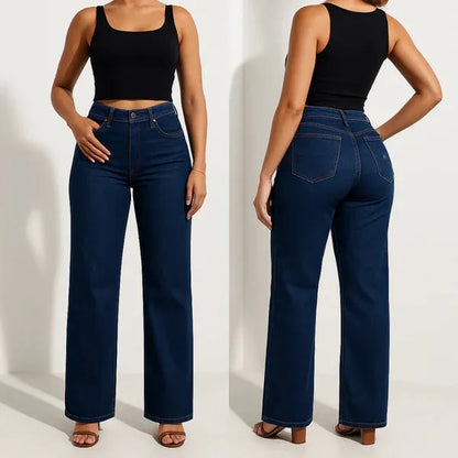 Formgebende High-Waist Jeans
