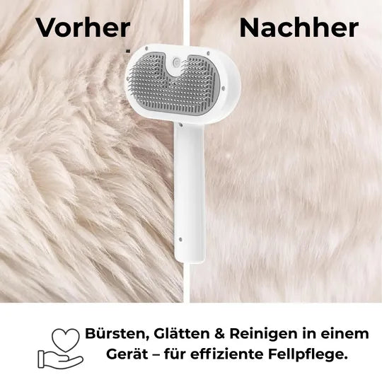 3-in-1 Dampf-Haustierbürste