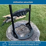 Robuster manueller Holzspalter