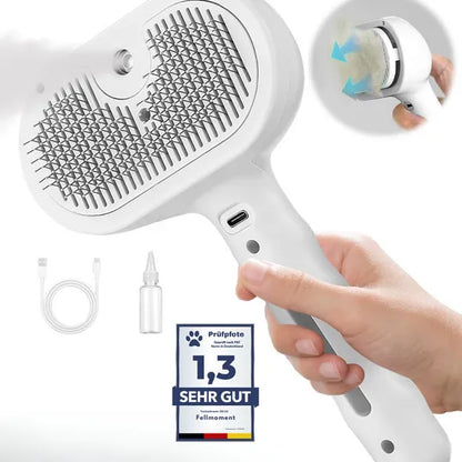 3-in-1 Dampf-Haustierbürste
