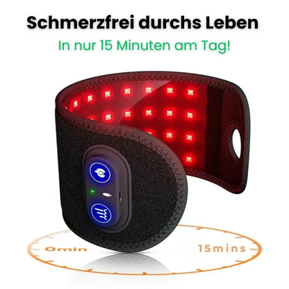 Therapeutisches Rotlichtband für die Handgelenke