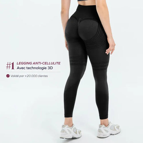 Formgebende Leggings schwarz 3D