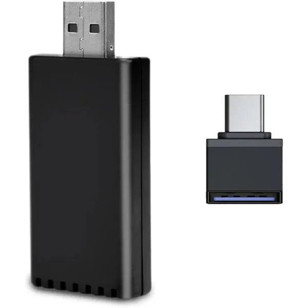 EasyPlay | Intelligenter Kabelloser Adapter für CarPlay & Android Auto | USB-A & USB-C