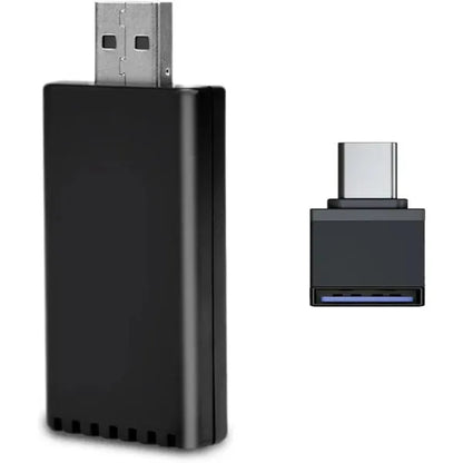 EasyPlay | Intelligenter Kabelloser Adapter für CarPlay & Android Auto | USB-A & USB-C