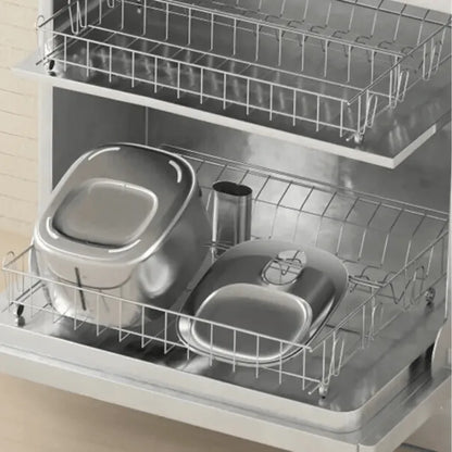 Wasserspender für Katzen aus Edelstahl