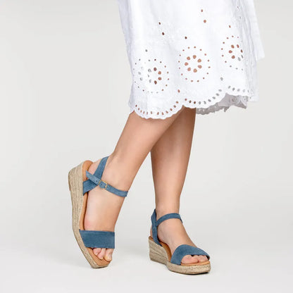 Keil-Sandalen Frau