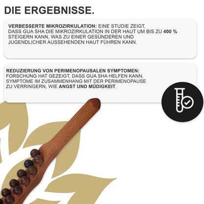 Holzstab zur Gua-Sha-Therapie
